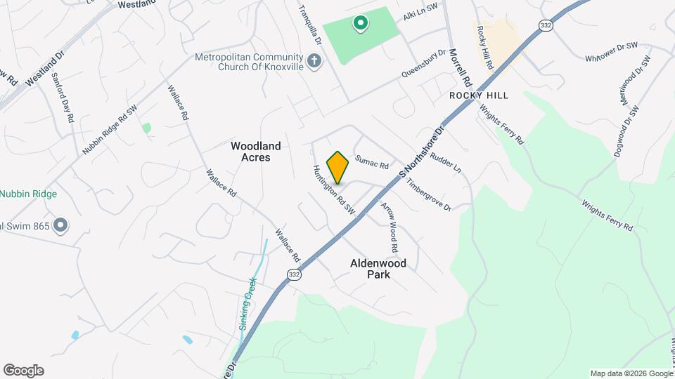 1309 Huntington Rd SW Map and Location Details