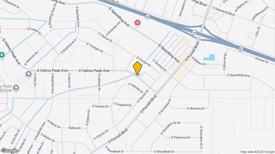 690 E Hahns Peak Ave Map and Location Details