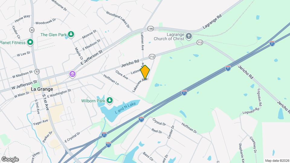 705 Lakeview Ave Map and Location Details