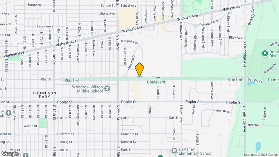 530 Parkview Dr Map and Location Details