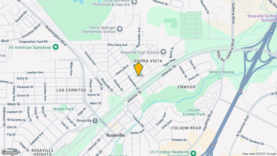 321 Tahoe Ave Mapa y Detalles de la Ubicación