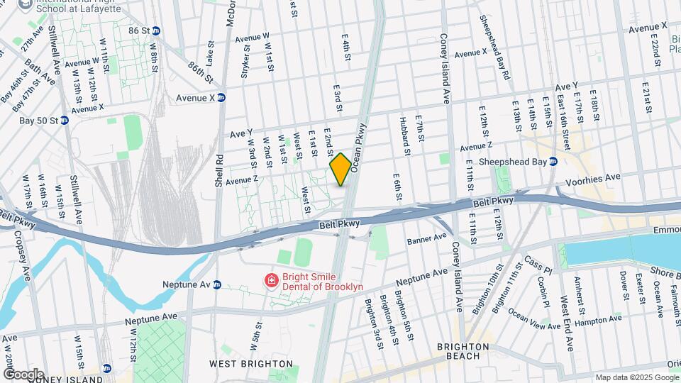 2650 Ocean Pkwy-Unit -4R Map and Location Details