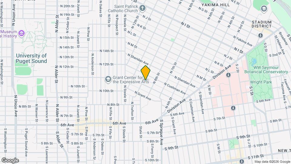 1516 N 9th St Map and Location Details