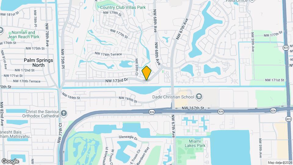 7000 NW 173rd Dr Map and Location Details