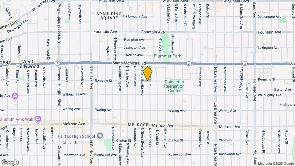 Welcome Home|Newly Upgraded WeHo Apt Mapa y Detalles de la Ubicación