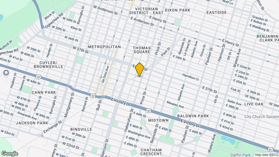 311 E 38th St Map and Location Details