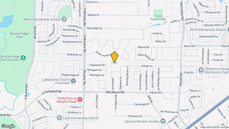 1515 Eastland Cir Map and Location Details