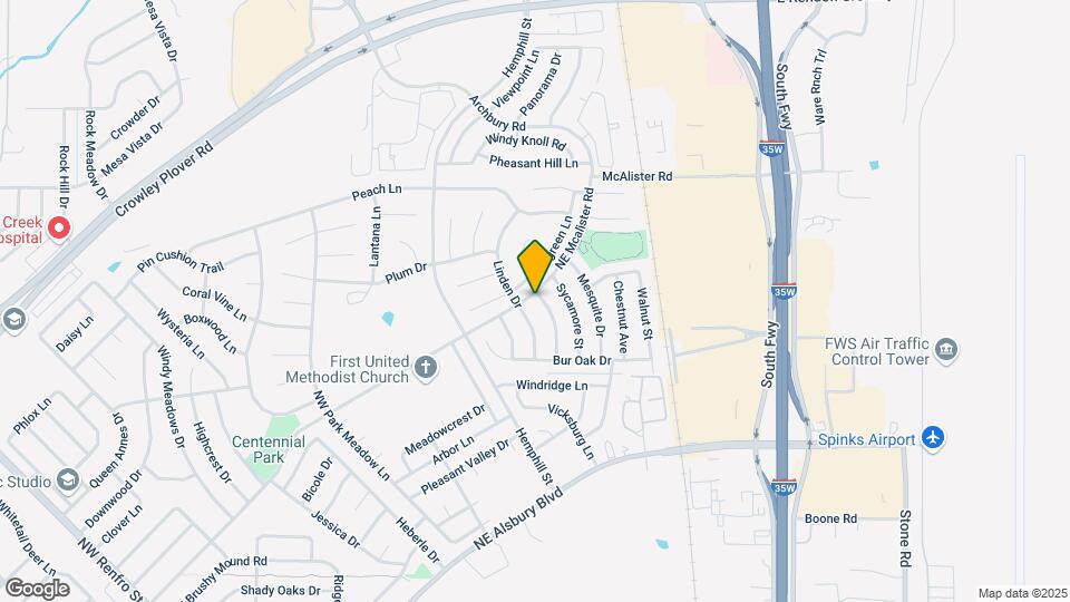 921 Redbud Road Mapa y Detalles de la Ubicación