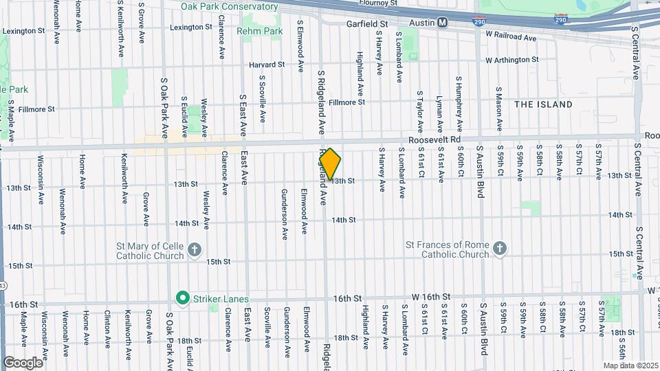 1301 Ridgeland Ave, Unit A07 Map and Location Details