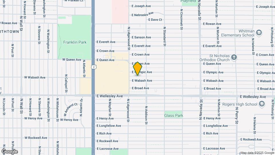 327 E Wabash Ave Map and Location Details