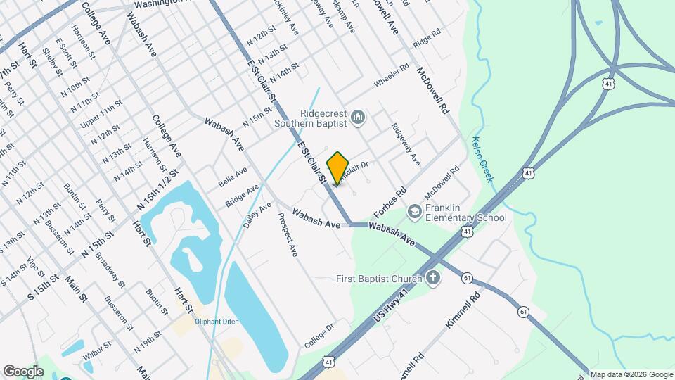 1601 Montclair Dr Map and Location Details