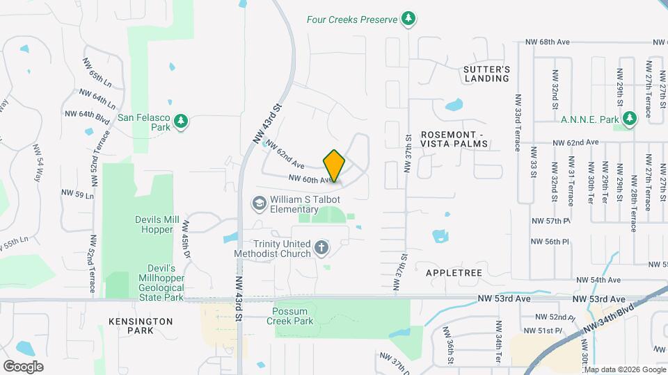 3946 NW 59th Ave Map and Location Details
