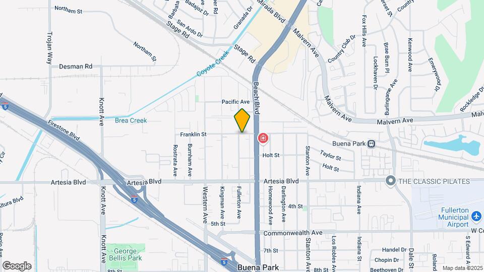 5742-5752 Fullerton Ave Mapa y Detalles de la Ubicación