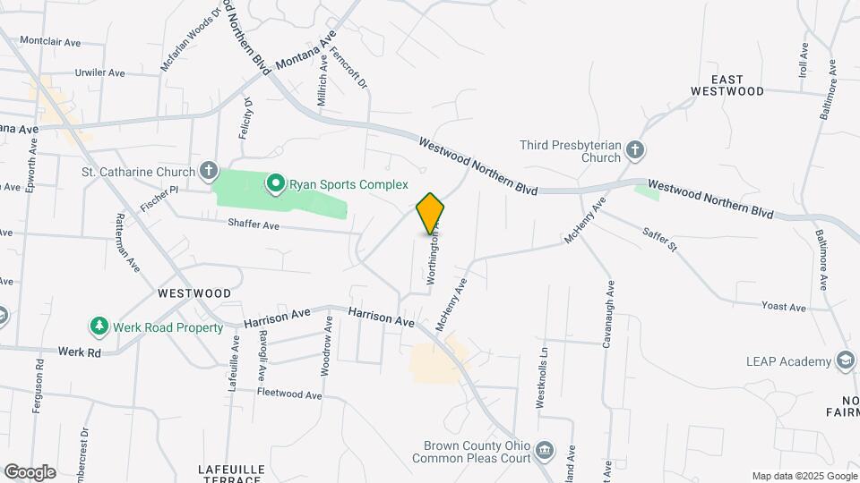 3089 Worthington Ave Mapa y Detalles de la Ubicación