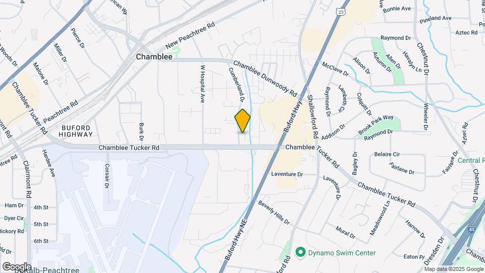 Chamblee Square Apartments Map and Location Details
