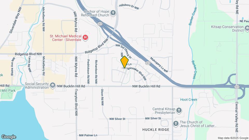 9757 Spinnaker Blvd NW Map and Location Details