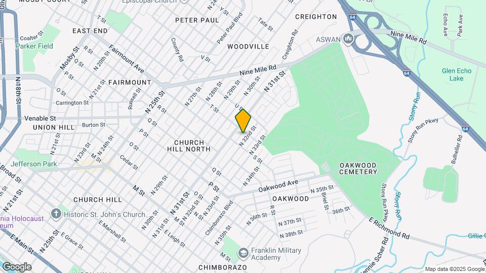 1320 N 32nd St Map and Location Details