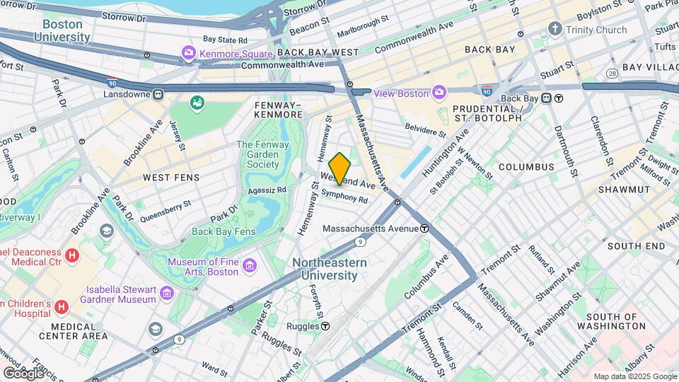 43 Symphony Rd, Unit 18 Map and Location Details