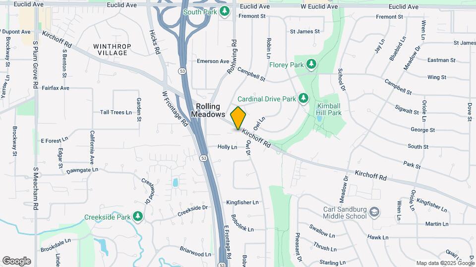 3607 Kirchoff Rd Map and Location Details