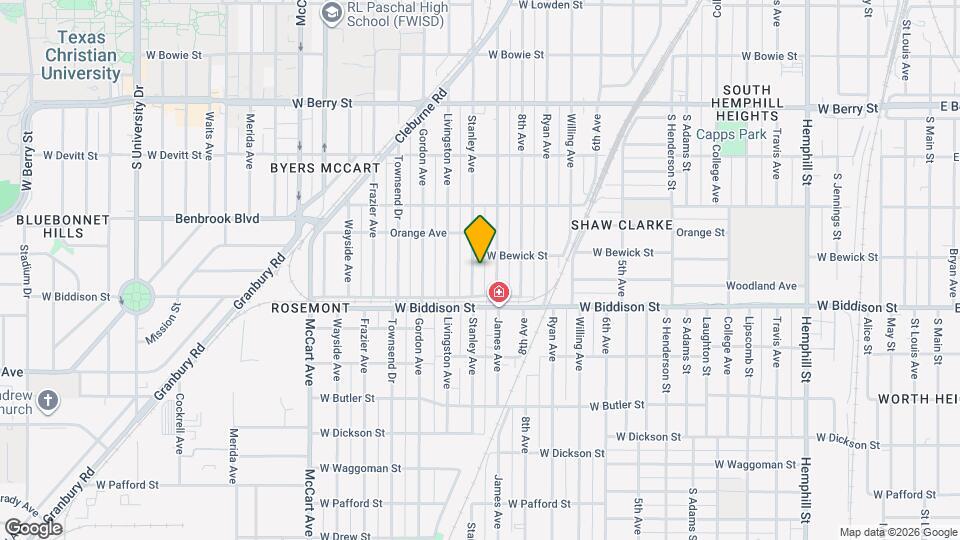 3417 Stanley Ave Mapa y Detalles de la Ubicación