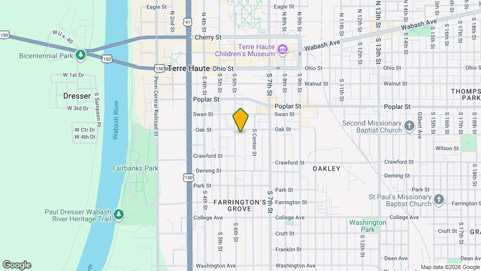 512 S 6th St Map and Location Details