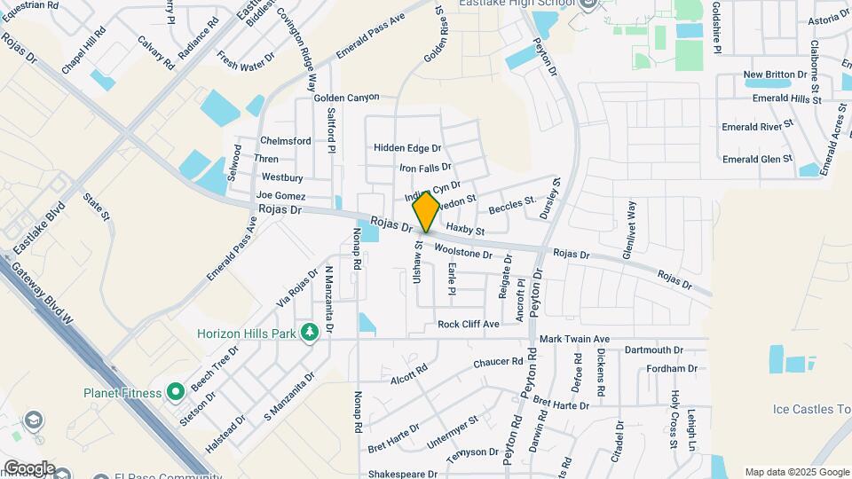 12805 Woolstone Dr Mapa y Detalles de la Ubicación