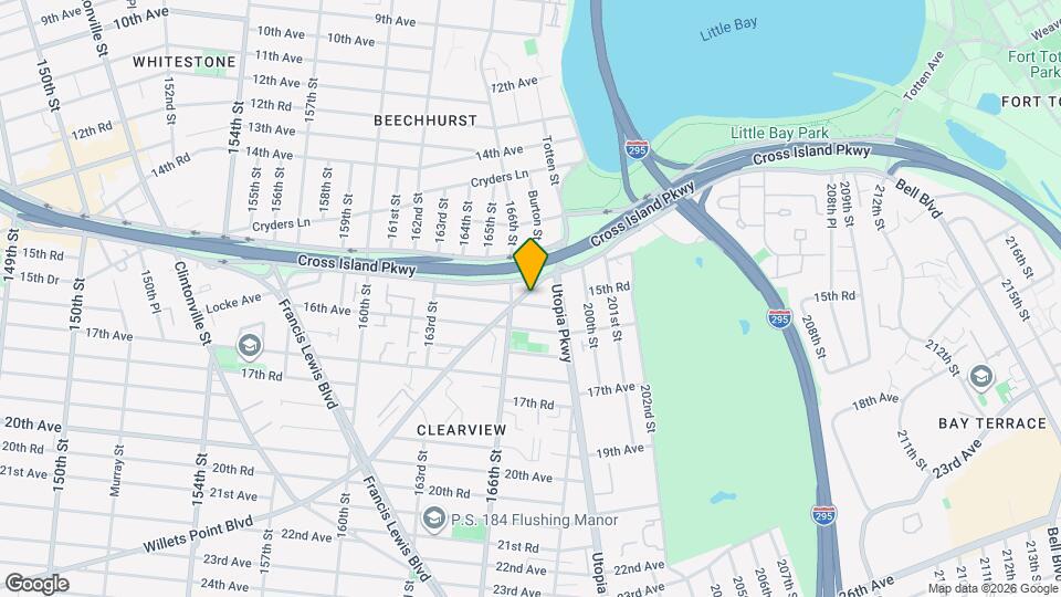 166-06 Willets Point Blvd Map and Location Details