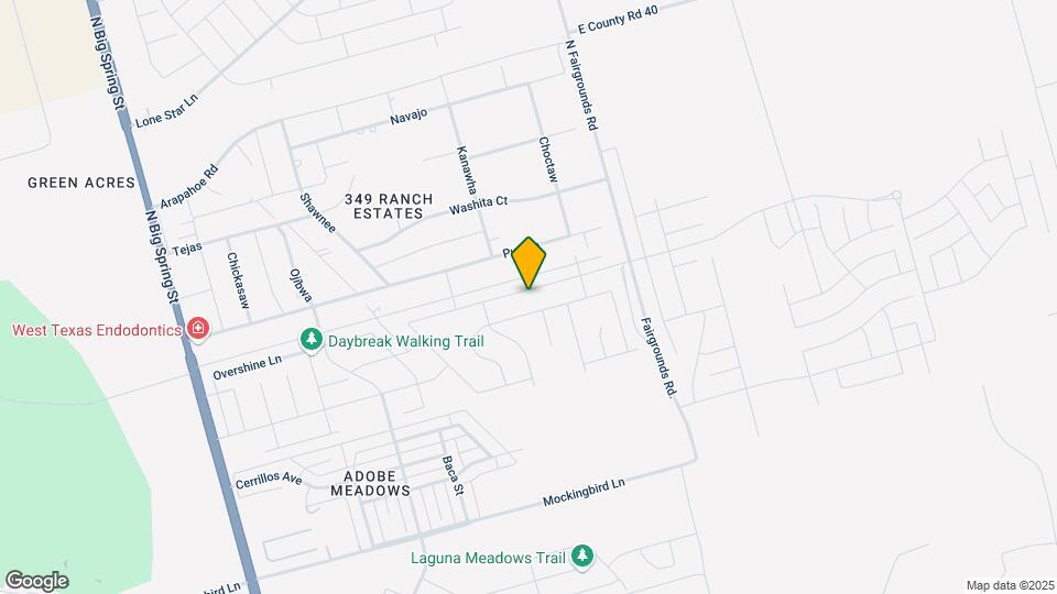 1716 Overshine Ln Mapa y Detalles de la Ubicación