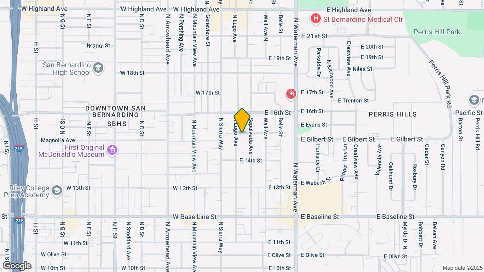 163 E 15th St Map and Location Details