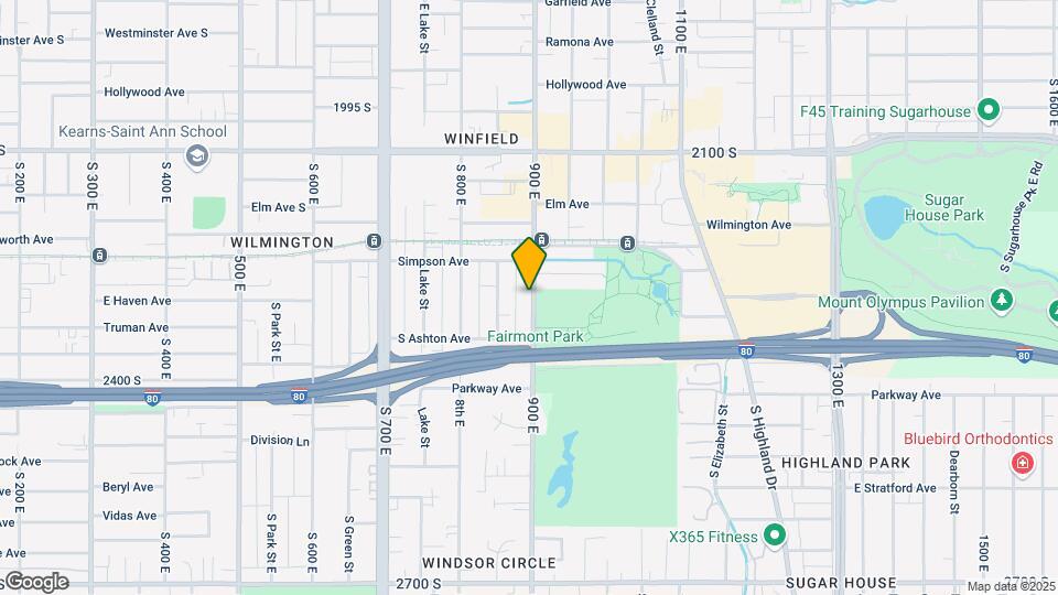 2284 S 900 E, Unit 2284 Map and Location Details