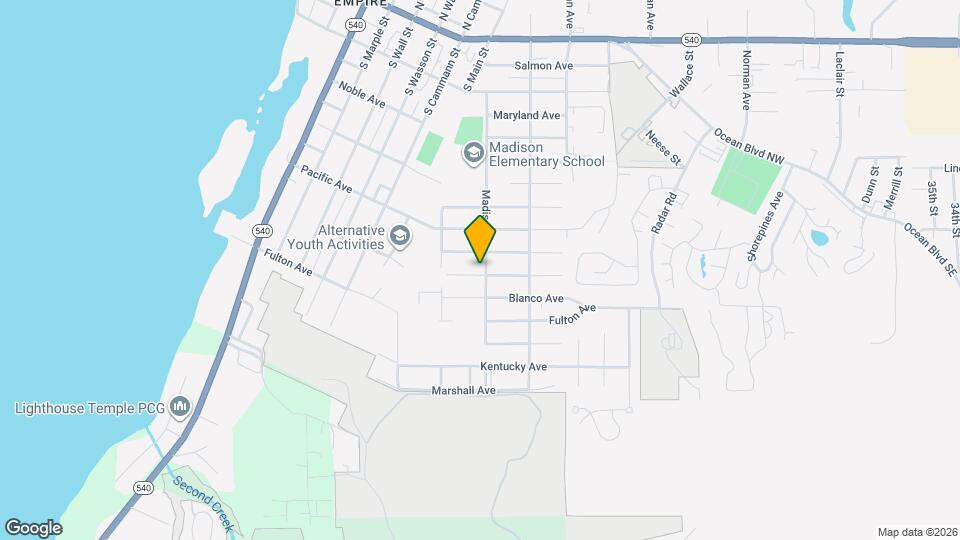 588 Madison St Map and Location Details