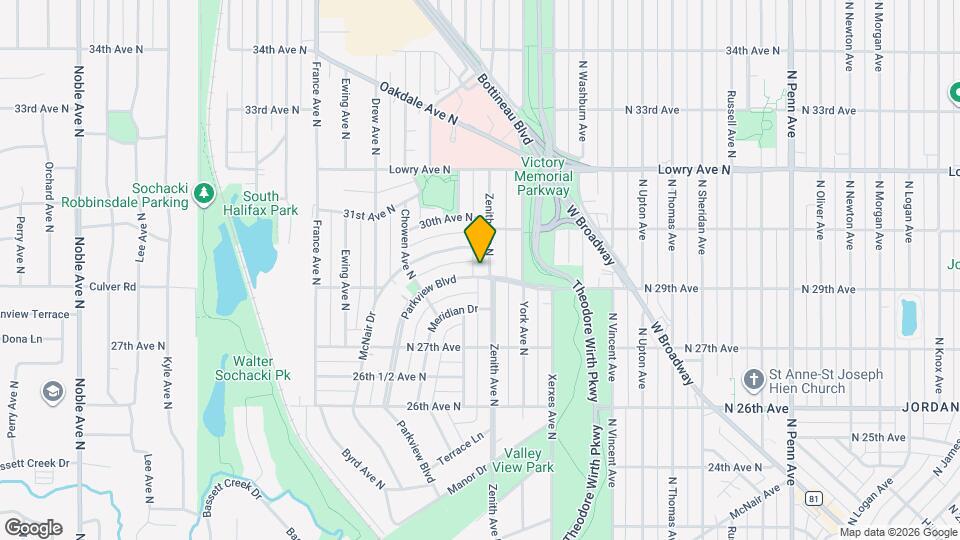 2901 Zenith Ave N Mapa y Detalles de la Ubicación