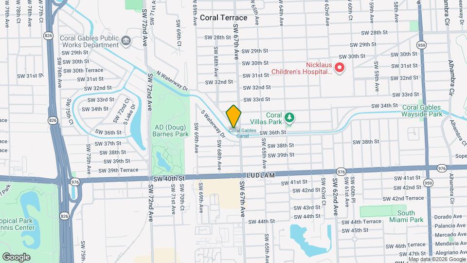 6714 N Waterway Dr Map and Location Details