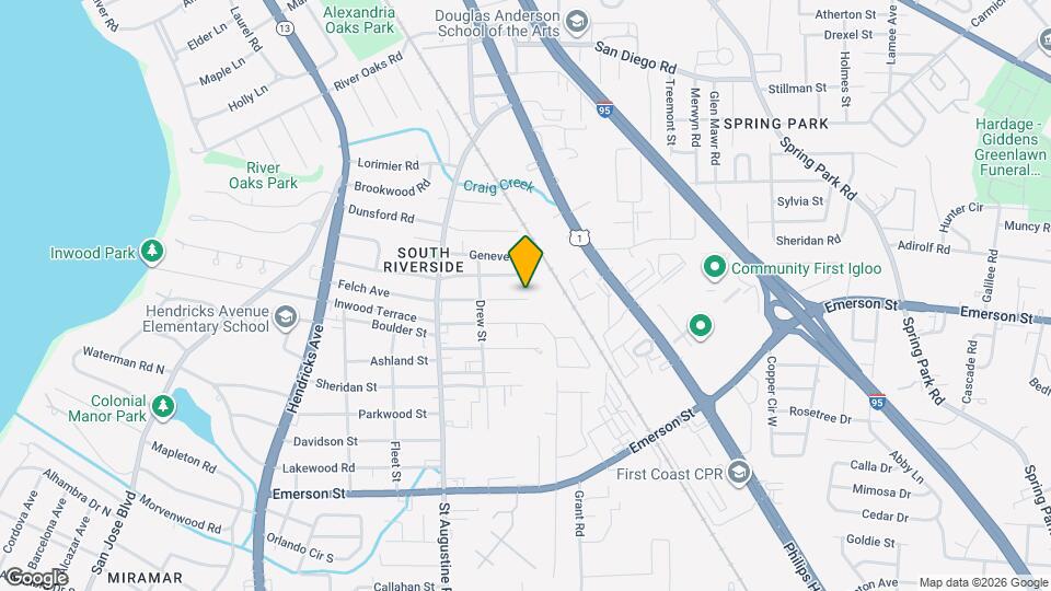 2167 Felch Ave Map and Location Details