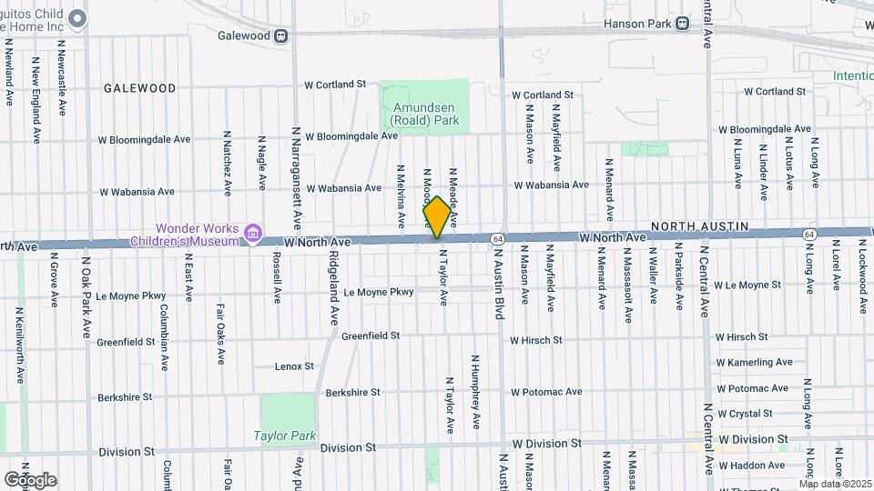 1239 N Taylor Ave Map and Location Details