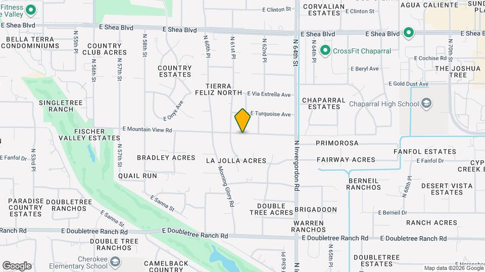 6133 E Mountain View Rd Map and Location Details
