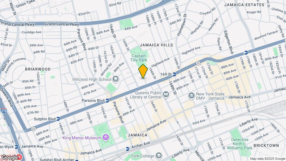 87-32 165th St-Unit -1st floor Map and Location Details