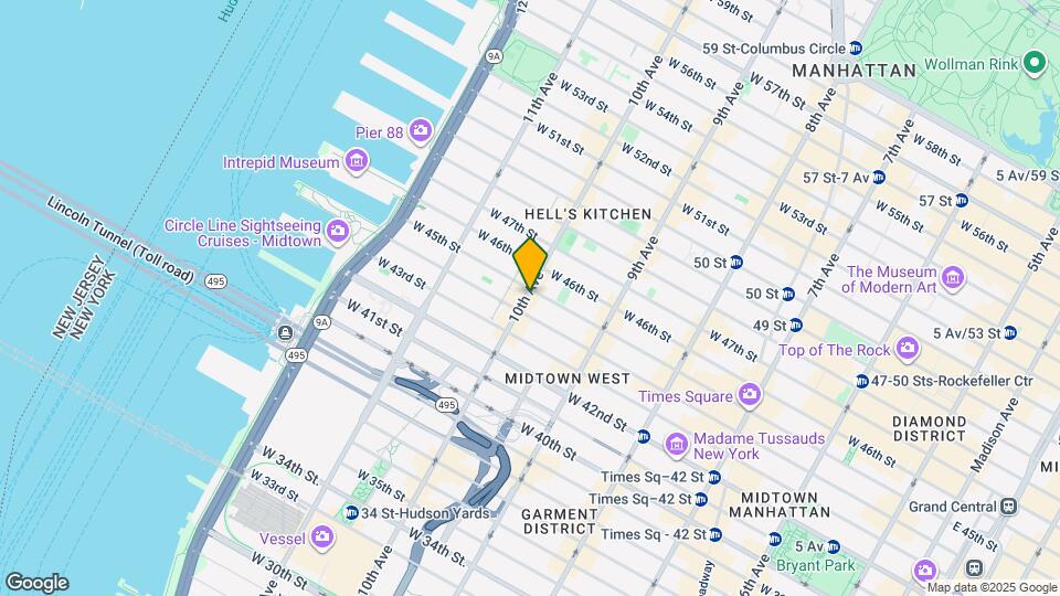 628 Tenth Avenue Map and Location Details