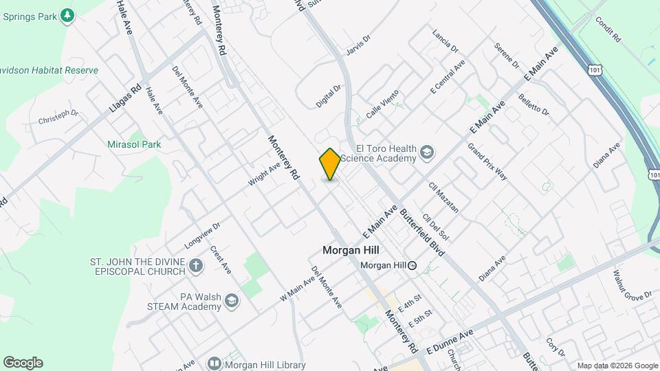 65 E Central Ave, Unit A Map and Location Details