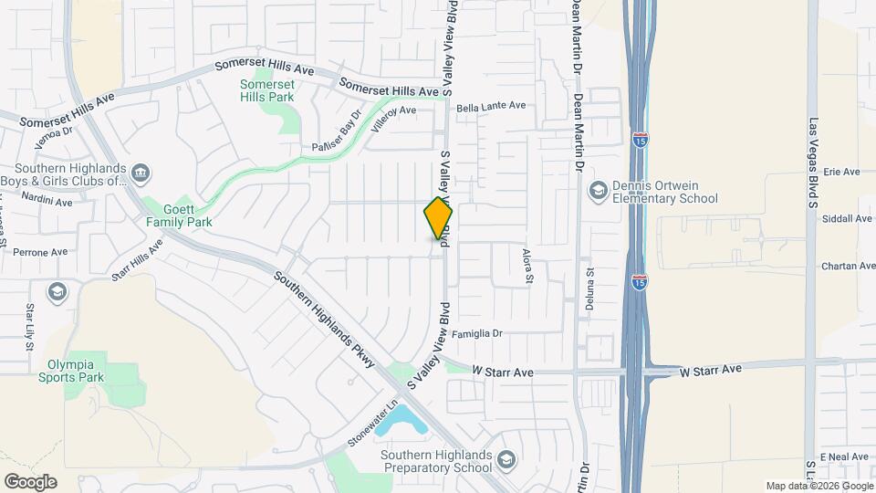 11028 Pentland Downs St Map and Location Details