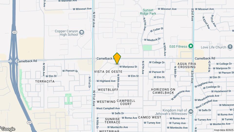 4820 N 89th Ave, Unit 90 Mapa y Detalles de la Ubicación