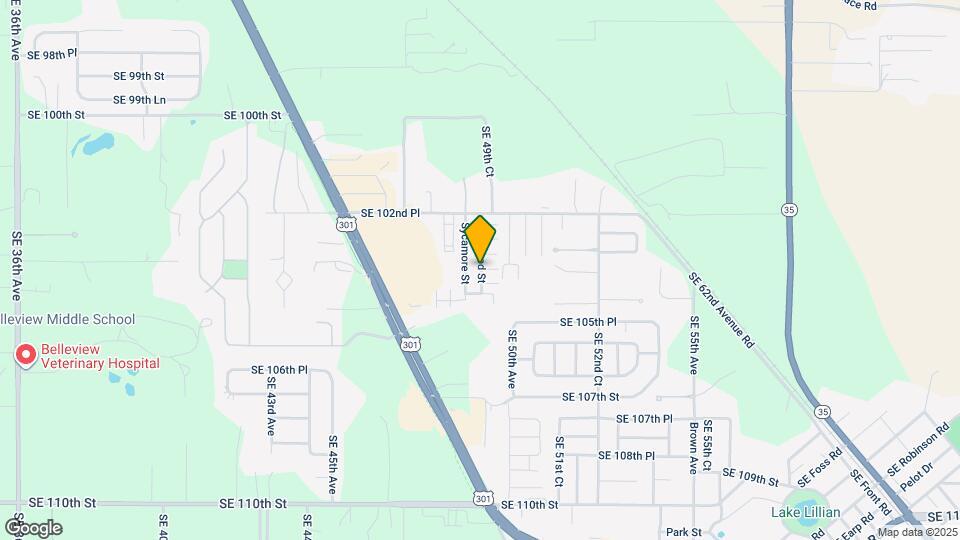 4900 SE 102nd Pl Map and Location Details