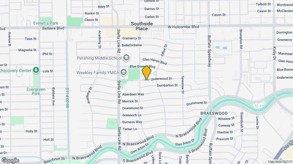 3729 Underwood St Map and Location Details