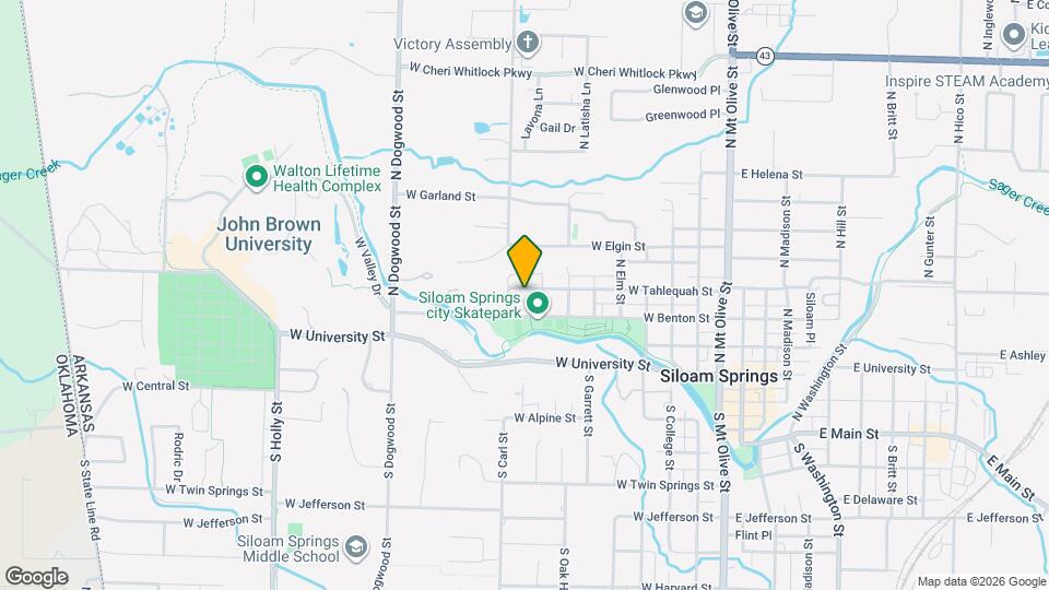 802 W Tahlequah St Map and Location Details