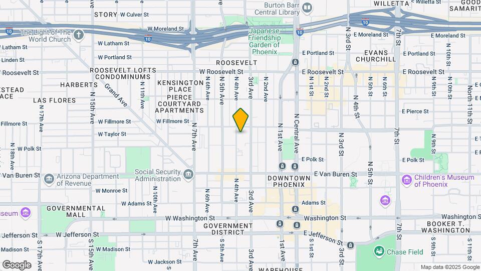 377 N 4th Ave Map and Location Details