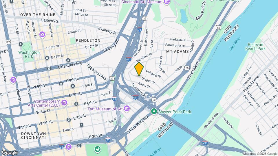 399 Oregon St Map and Location Details