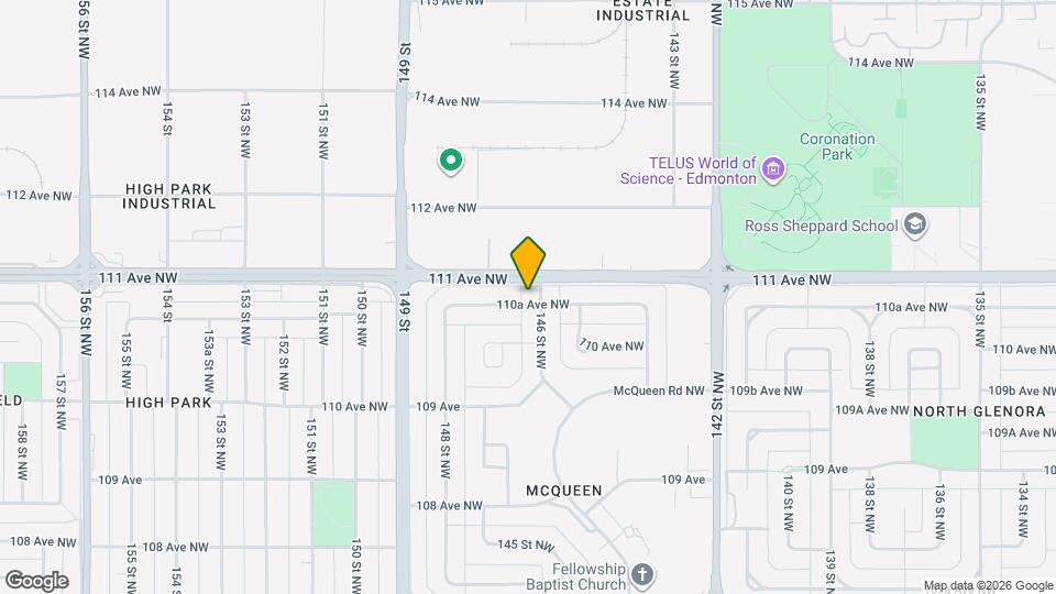 14604 110A Av NW Map and Location Details