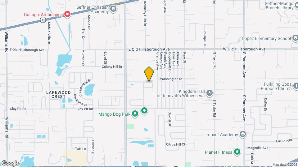 11813 Mango Groves Blvd Map and Location Details