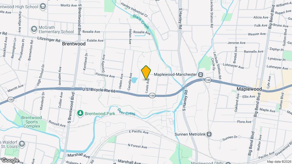 2627 Louis Ave Map and Location Details