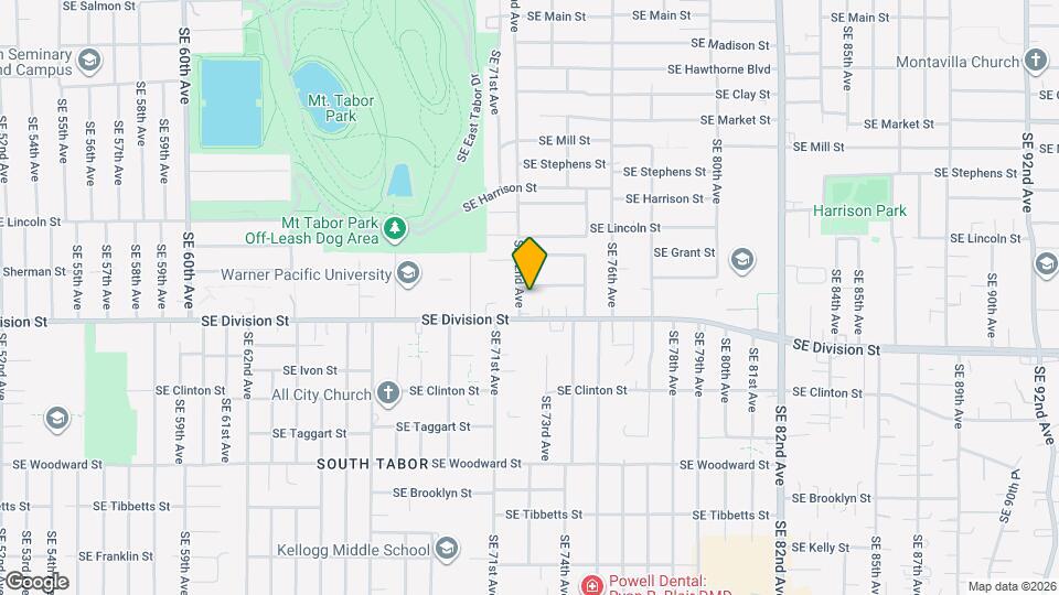 2318 SE 72nd Ave Map and Location Details